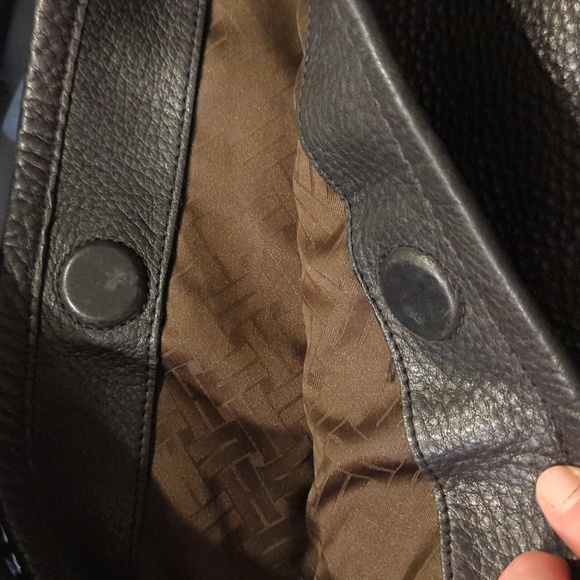 Large black pebble leather Cole Haan hobo bag - Picture 7 of 13